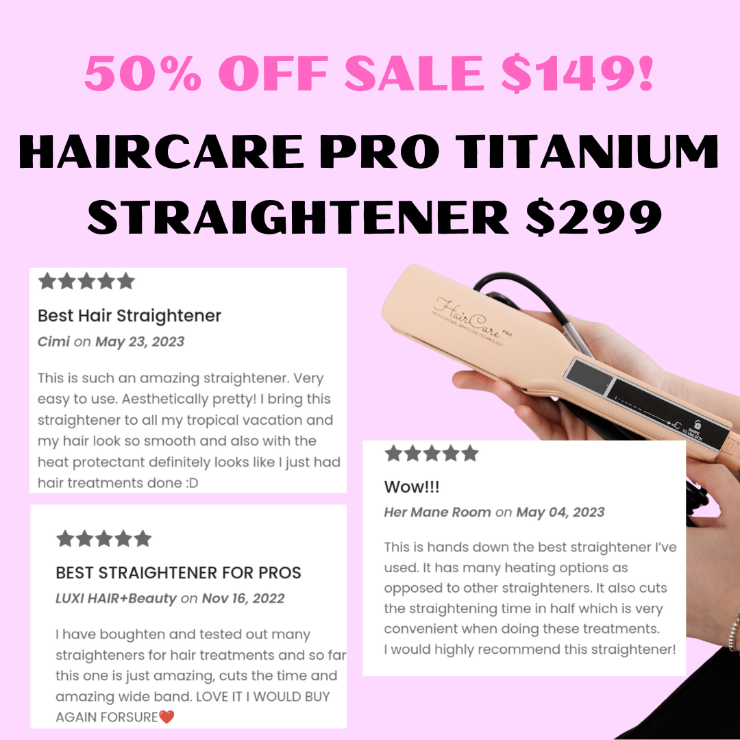 Haircarepro Professional Titanium Smart Technology Hair Straightener