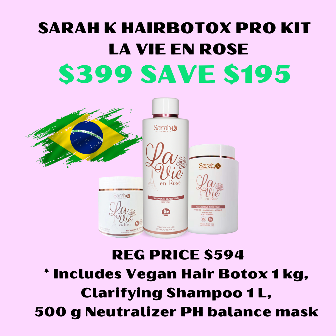 Sarah K Pro Vegan Restorative Kit - HairBotox | HairCare Pro