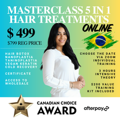 Professional Hair Treatment Training: Sarah K Masterclass 5 in 1 - ONLINE CANADA