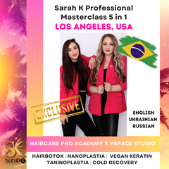 Professional Hair Treatment Training: Sarah K Masterclass 5 in 1 - LOS ANGELES January 24th, 2026