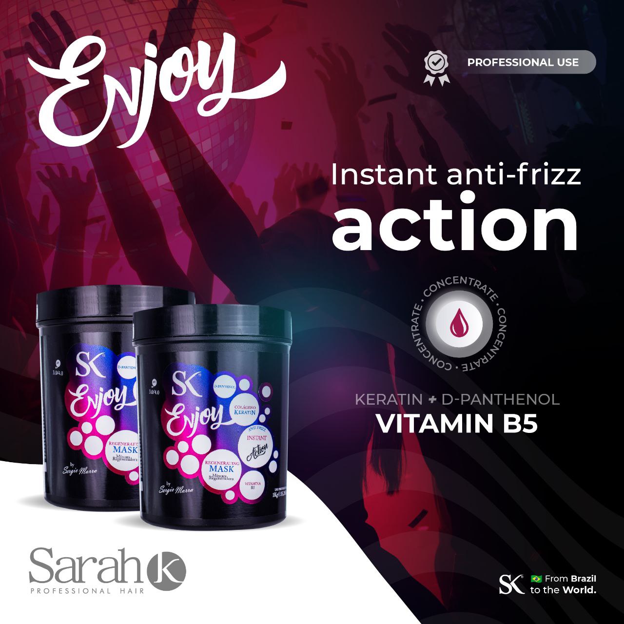 Sarah K Enjoy Regenerating Anti-Frizz Mask | HairCare Pro